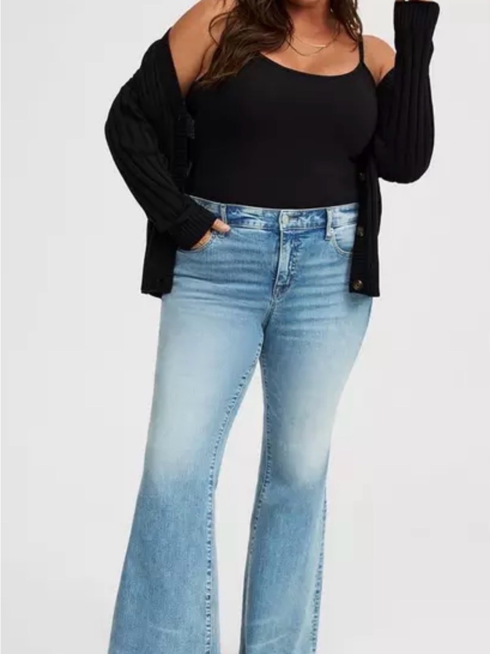 NWOT TORRID SIZE 22 TALL Perfect Super-Flare Mid-Rise Jean